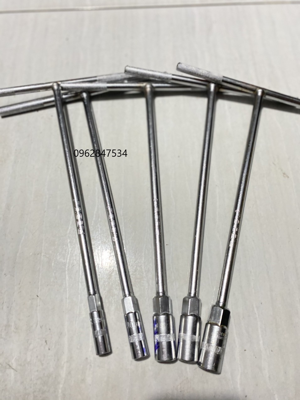 Combo 5 khóa chữ T từ 8-14