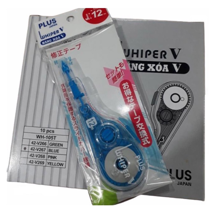 Băng Xóa Kéo Plus Whiper V WH-105T