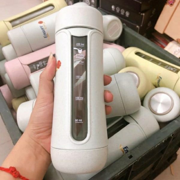 [HCM]Bình thủy tinh lớp cách nhiệt lúa mạch Ensure
