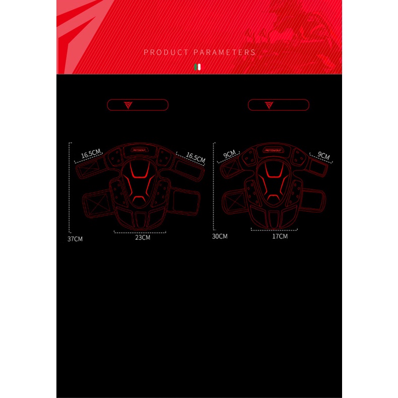 Giáp tay chân carbon MOTOWOLF MDL1019