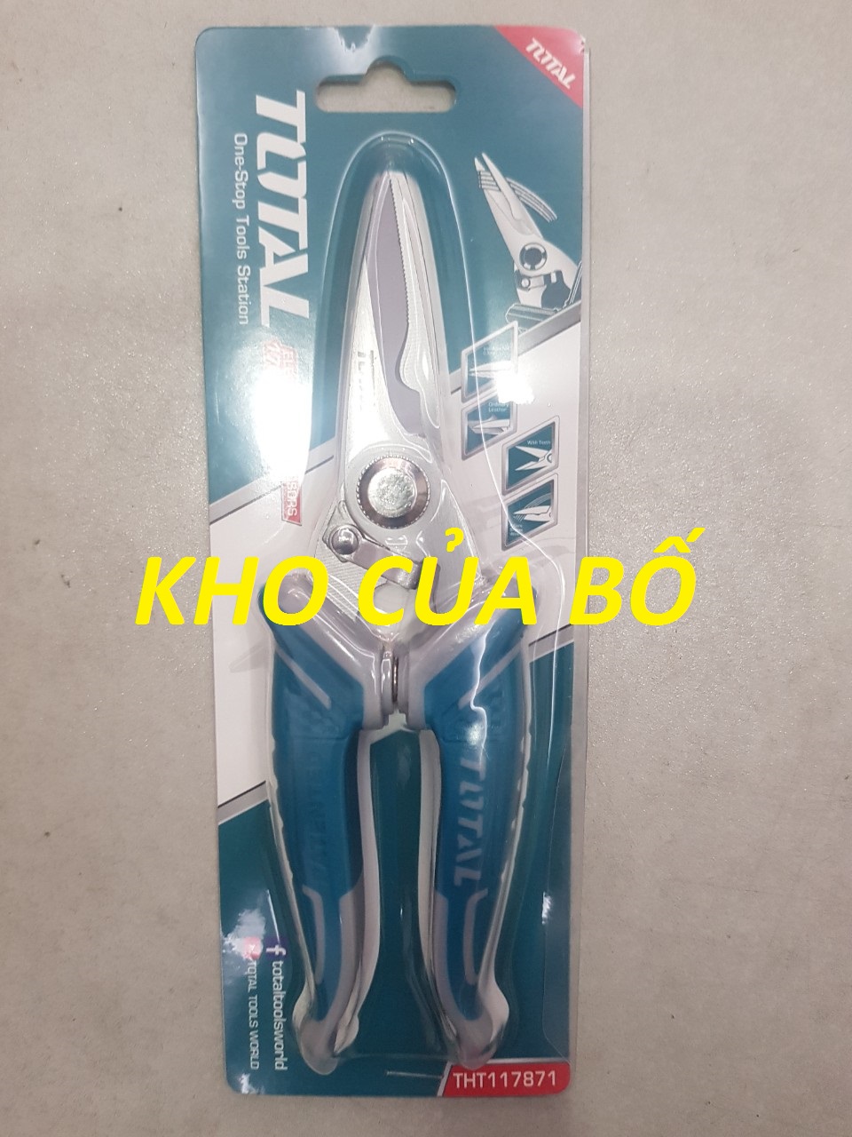 Kéo thợ điện 178mm total THT117871