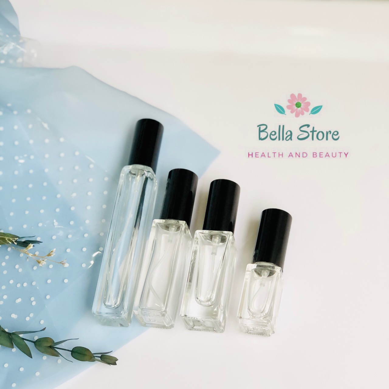 Chai chiết nước hoa thủy tinh trơn 2ml 3ml 5ml 10ml