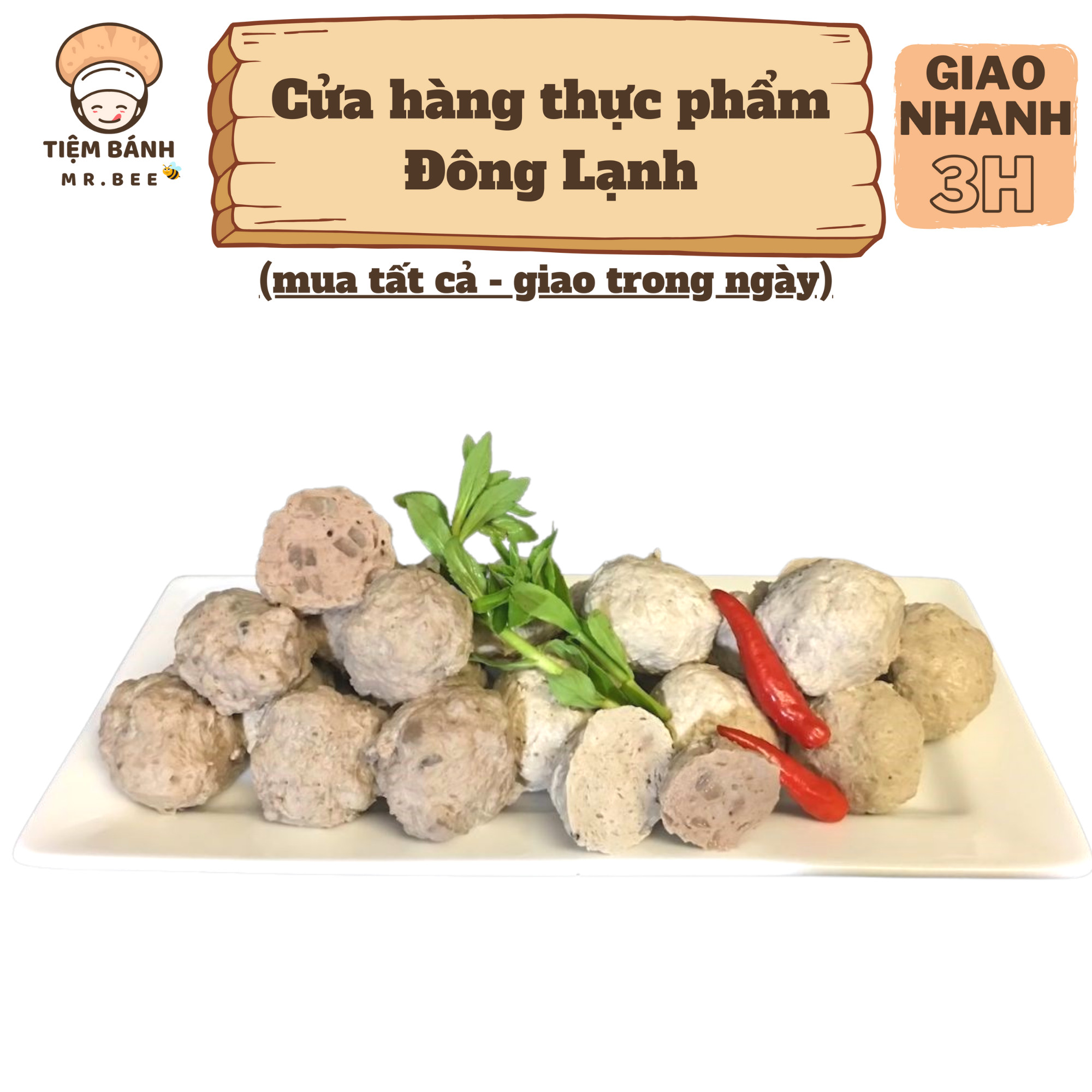 [Chỉ giao HCM] – Bò Viên Gân