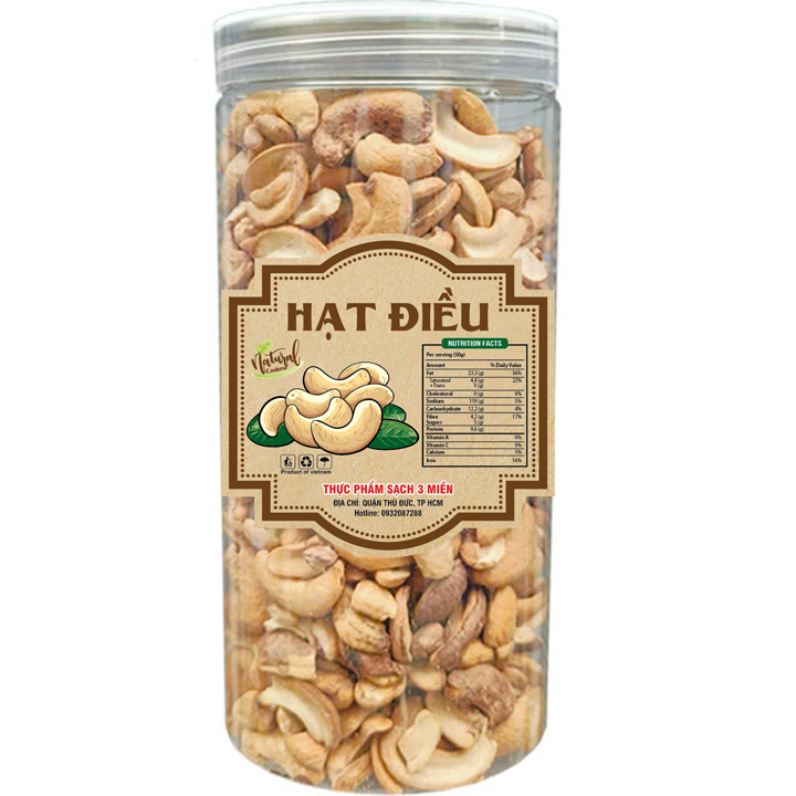 HẠT ĐIỀU BỂ RANG MUỐI THƯƠNG HIỆU SK FOOD