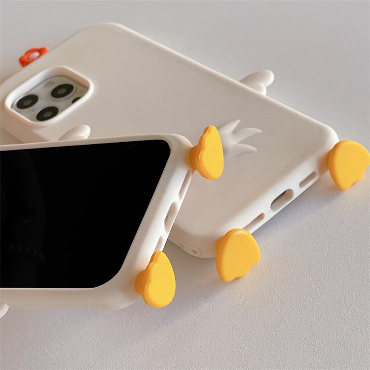 Ốp iphone full viền Vịt ngốc silicon
