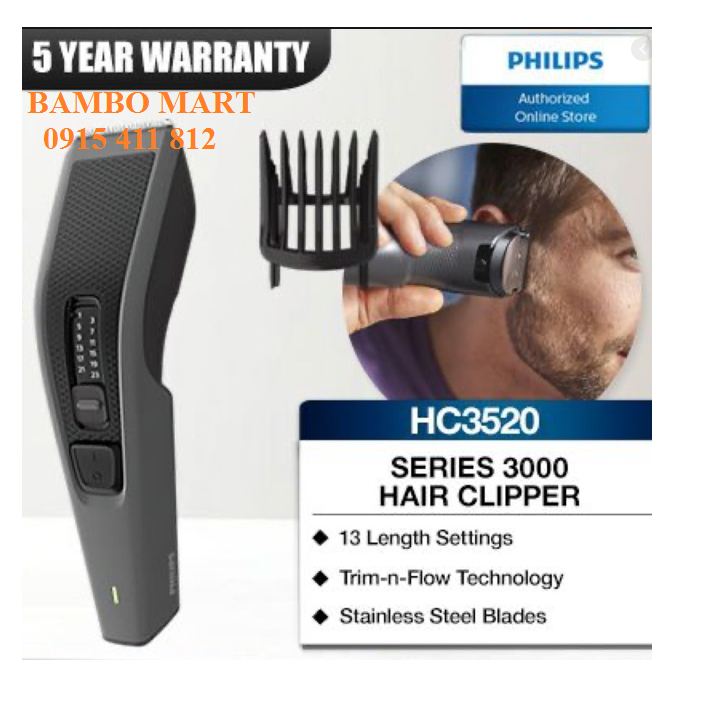 TÔNG ĐƠ CẮT TÓC PHILIPS HC3520