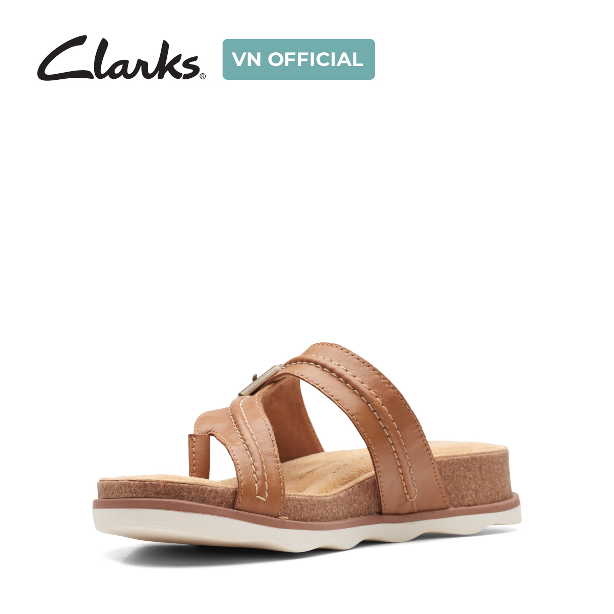 Dép Xỏ Ngón Da Nữ Clarks - Brynn Madi