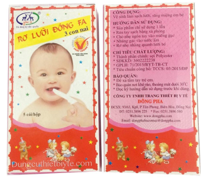 [HCM]Lốc 10 hộp Gạc Rơ Lưỡi Đông Fa Cho Bé