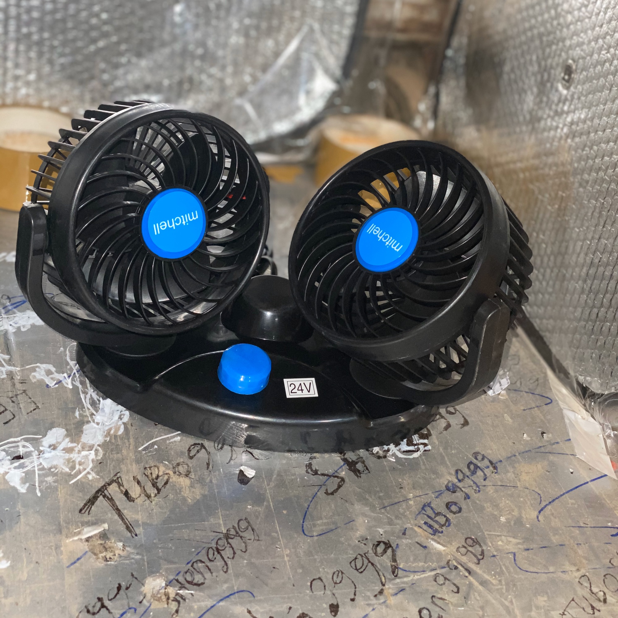 Quạt đôi to 24v