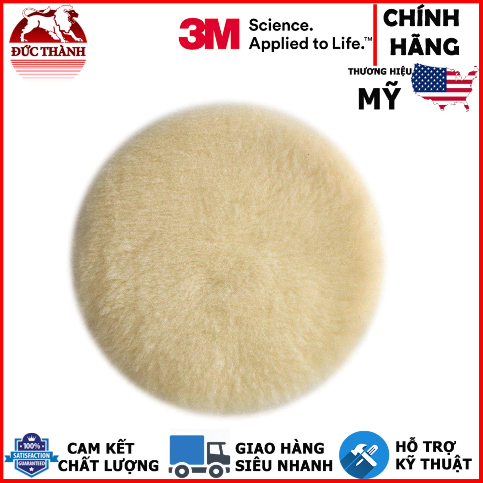 Bánh lông cừu 3M Buffing Pad 85079 5 inch (trắng)