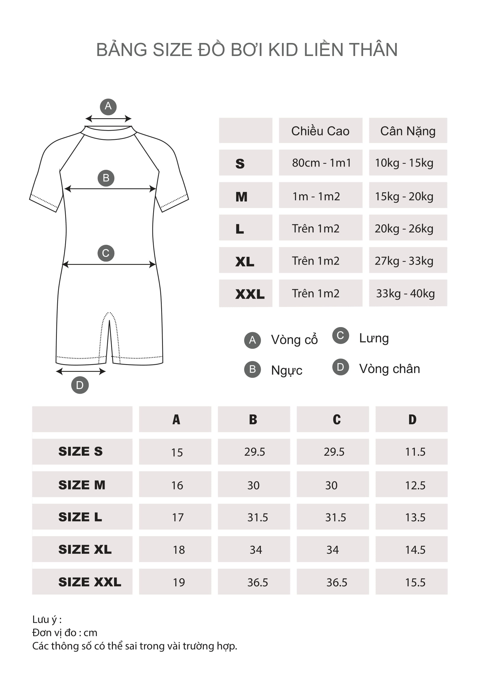 Đồ Bơi Trẻ Em Giữ Nhiệt Wetsuit FullBody Navy Pattern