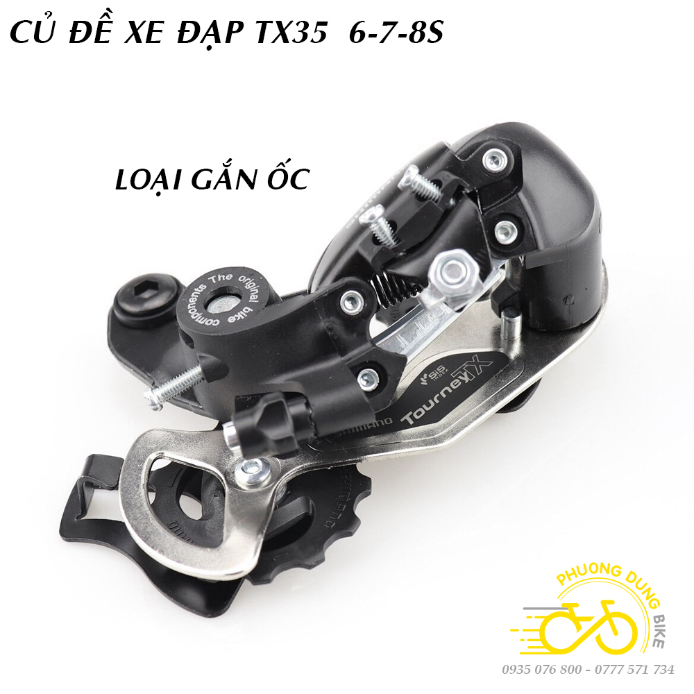 Củ cùi đề sau xe đạp RD TX35 6 7 8 Speed