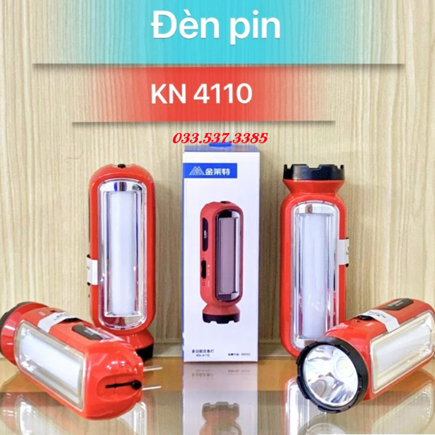Đèn pin siêu sáng, đèn bin mini KN 4110 thiết kế đẹp, công suất lớn