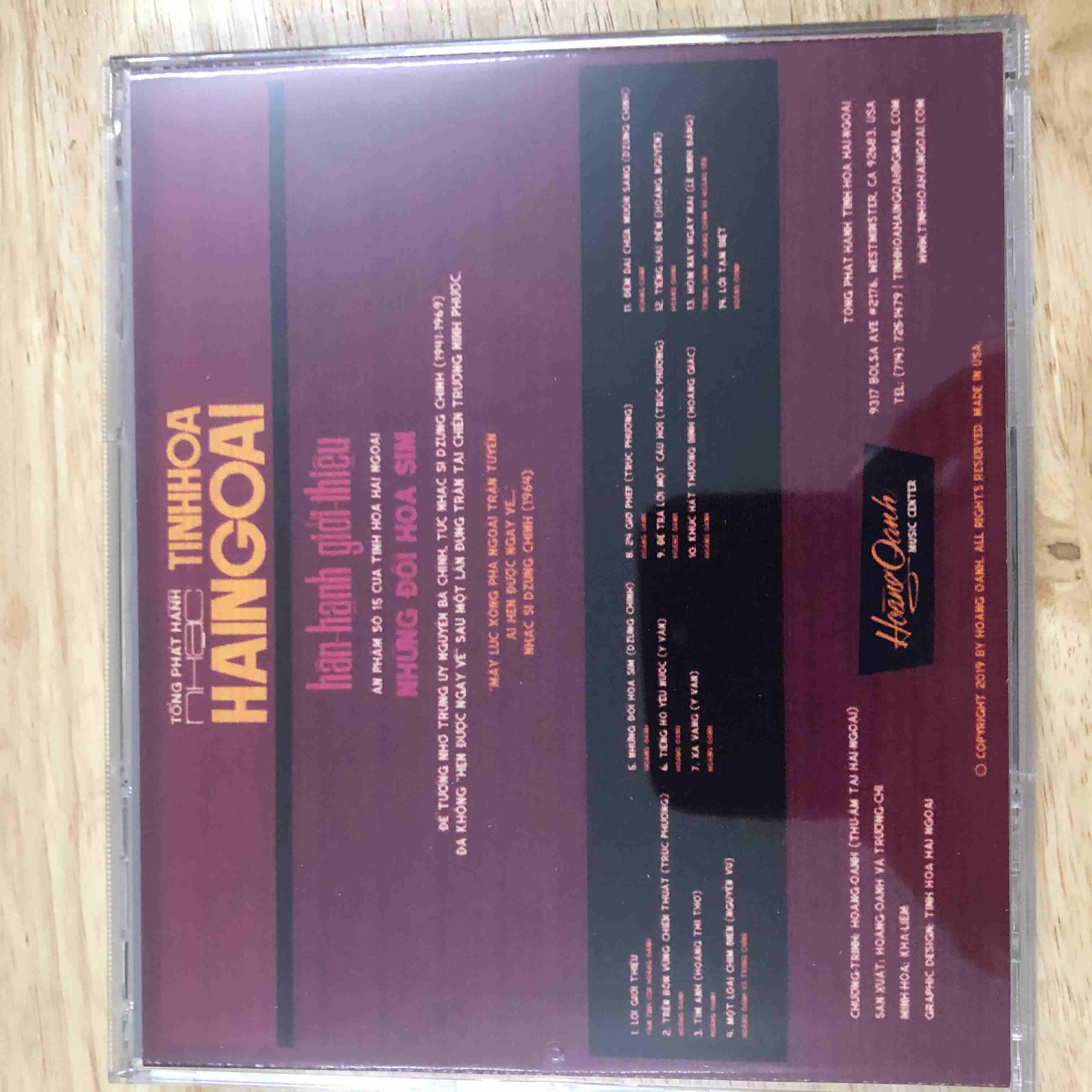 CD Những Đồi Hoa Sim - Tiềng Hát Hoàng Oanh - THHNCD02
