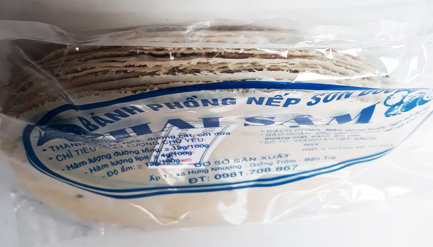 Bánh phồng Sơn Đốc nếp mặn 50 bánh