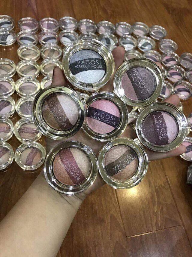 Phấn mắt phối 3 màu Vacosi Eyeshadow 5g No.02