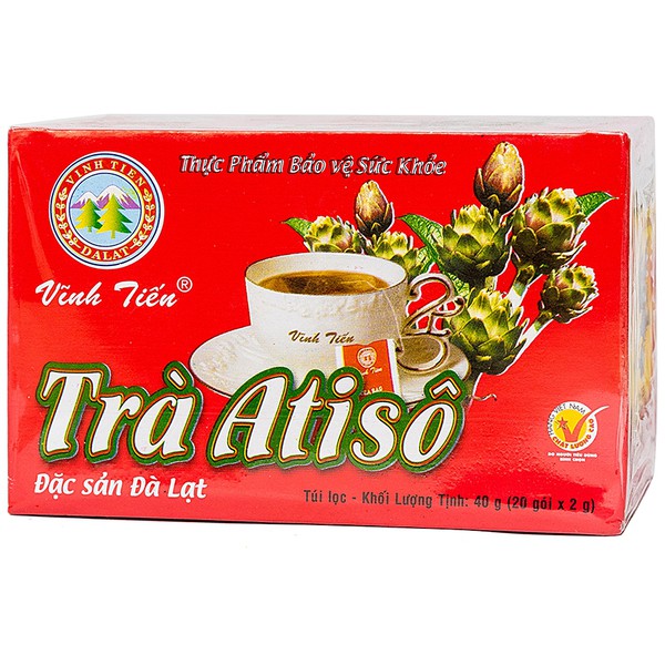 Trà Atiso Vĩnh Tiến túi lọc (hộp 20 gói )