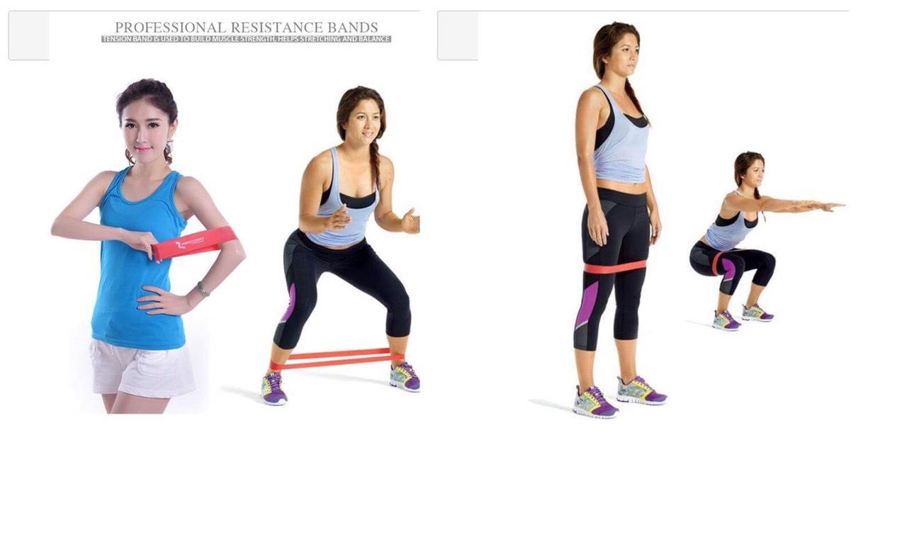 Bộ SuperBand 3 dây đàn hồi tập mông đùi