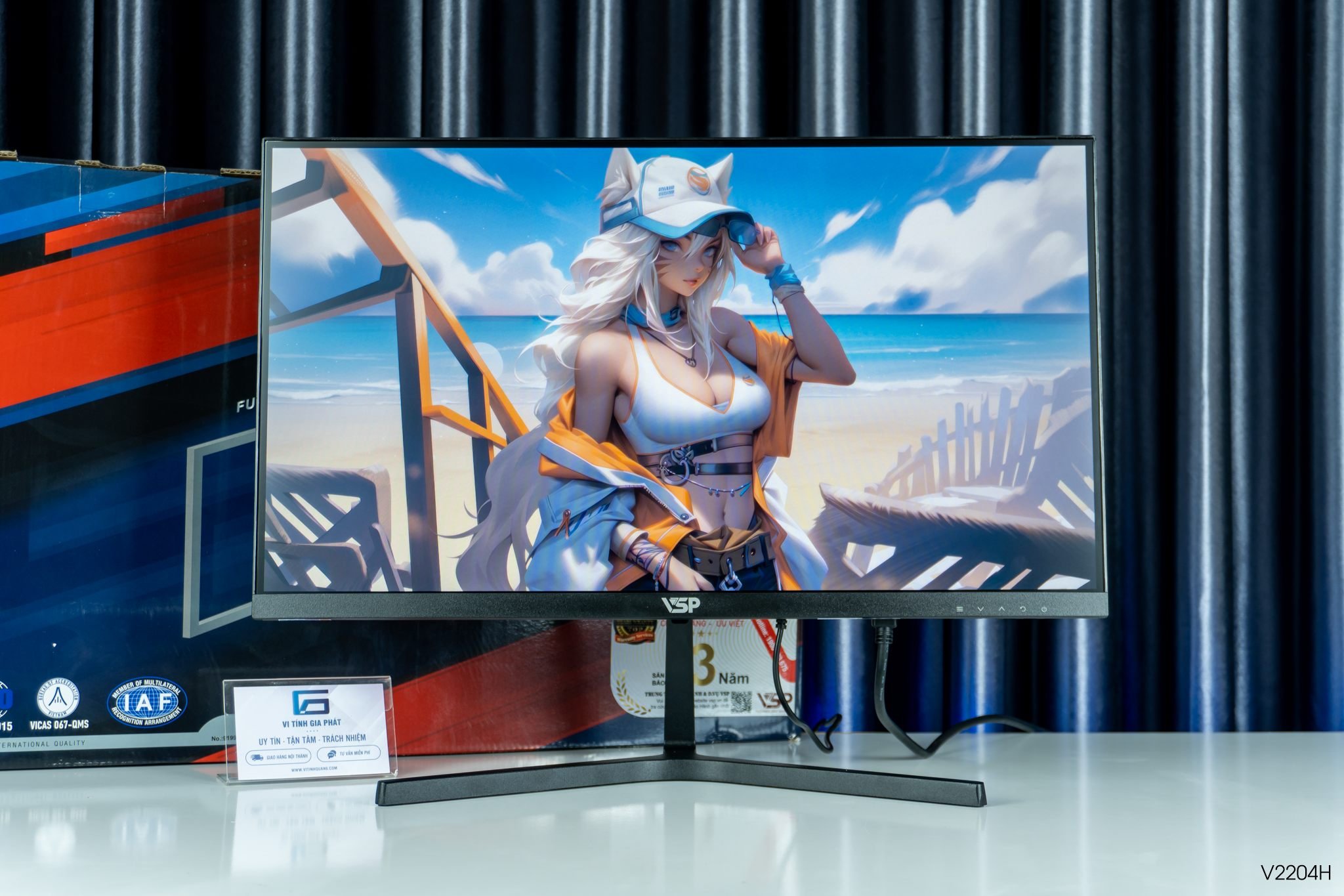 New vsp 22inch v2202h full hd led display screen 24 months warranty