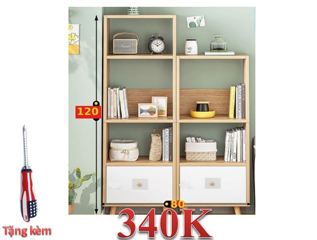 Tủ kệ phong cách bắc âu 4 tầng