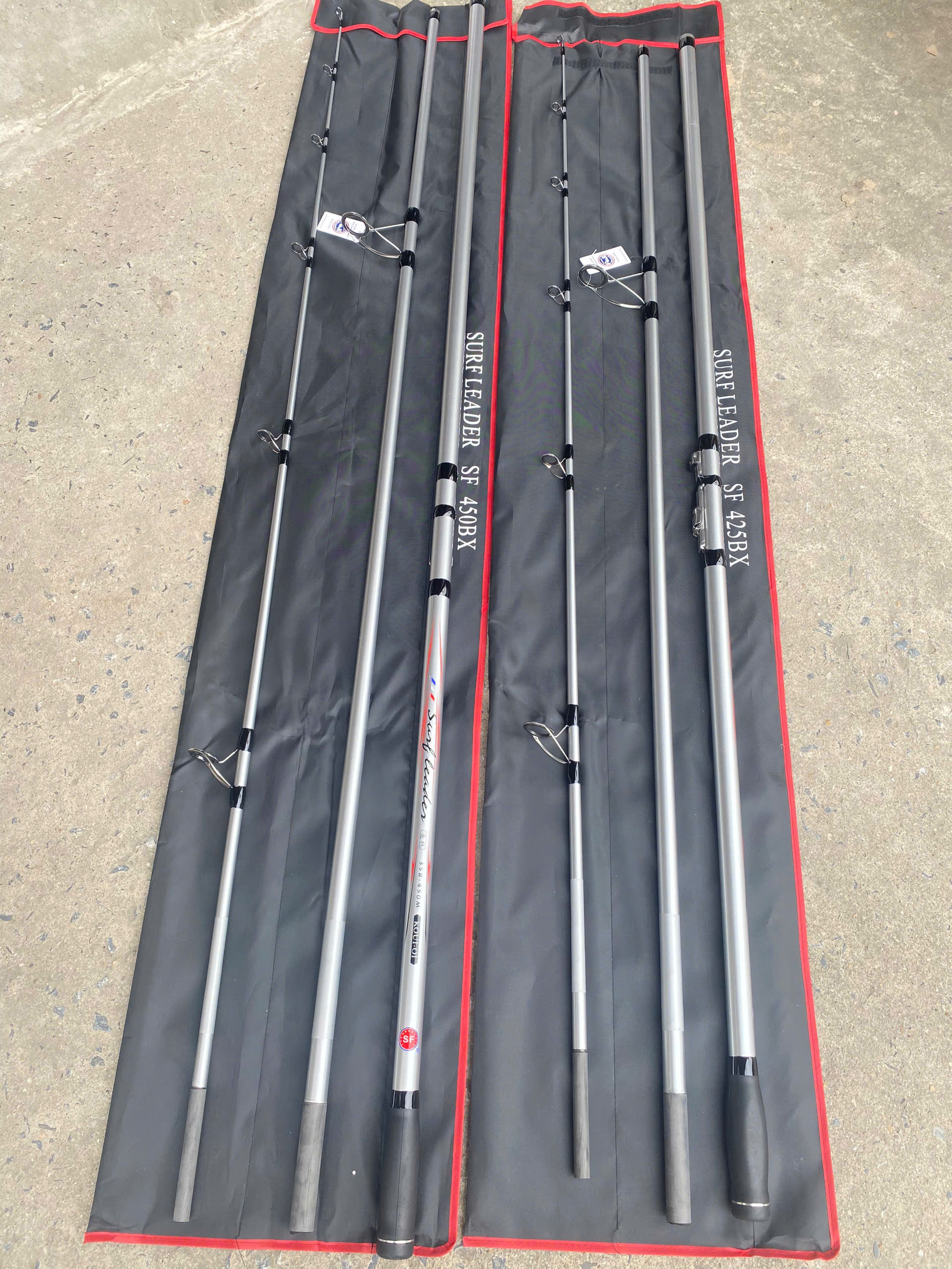 cần bạo lực 3 khúc Surf Leader BXT 4m25 - 4m5 cần bạo lực (cam kết đổi trả trong 2 tuần đầu)