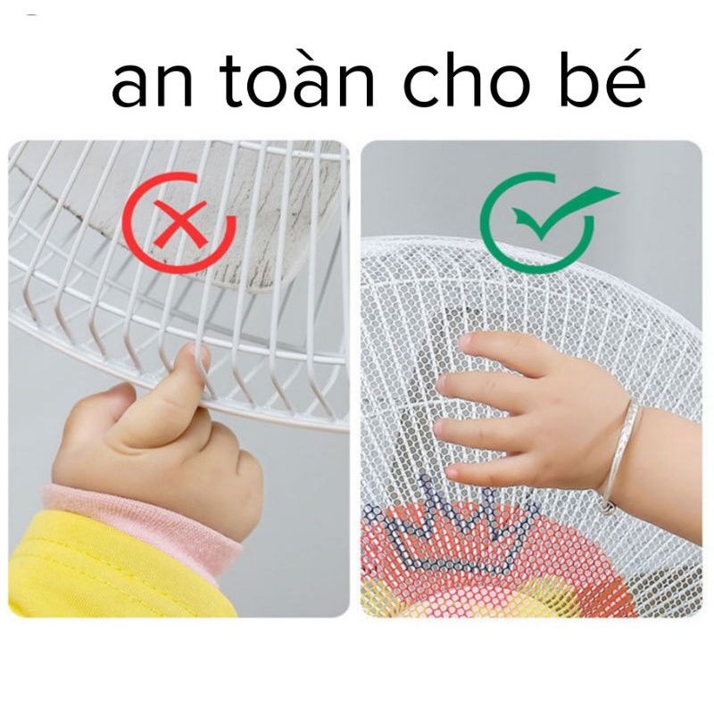 Lưới Bọc Quạt An Toàn Cho Bé Họa Tiết Hình Thú Cưng