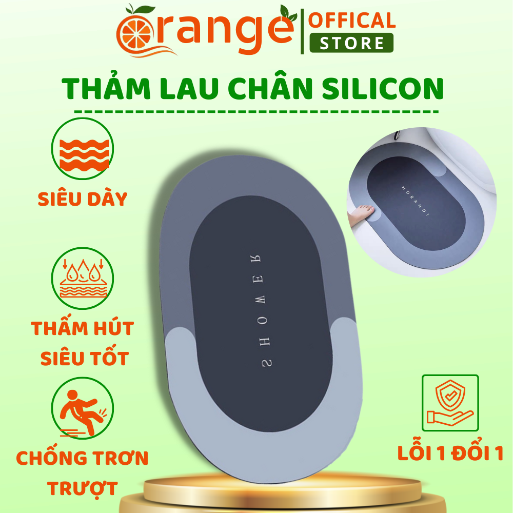 Thảm lau chân silicon, thảm chùi chân , thảm lót sàn nhà