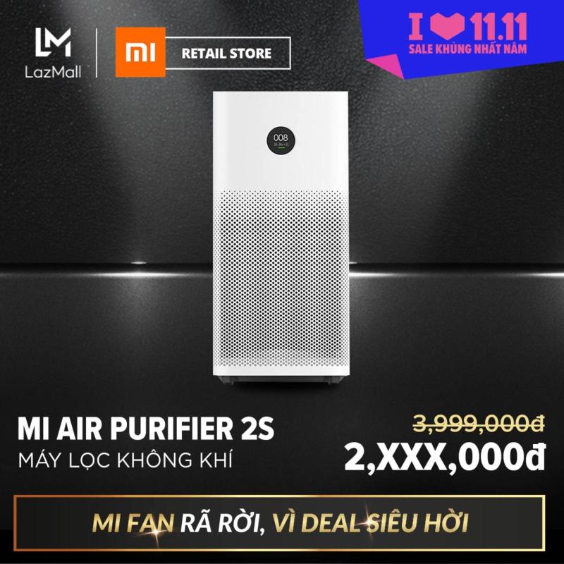 Bảng giá Máy Lọc Không Khí Xiaomi Mi Air Purifier 2S FJY4015CN (Trắng) - Hàng phân phối chính hãng, phù hợp với diện tích 21 - 37m2