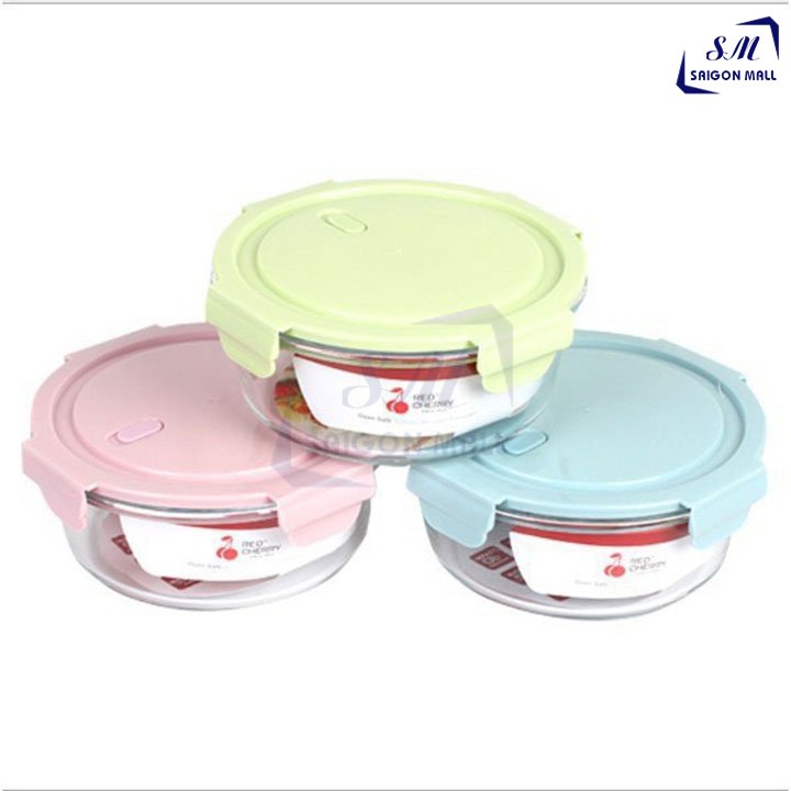 [HCM]COMBO 3 Thố Cơm - Hộp Thuỷ Tinh Đựng Thực Phẩm 400ml