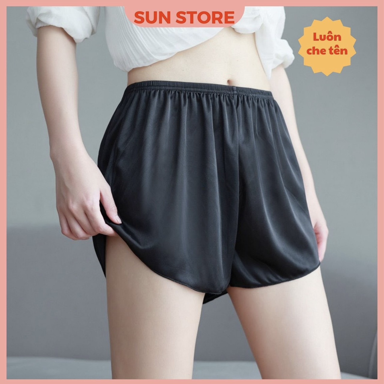 Thin and Cool Silk Shorts for Summer Wear, Soft and Smooth Sleepwear for Indoor Wear