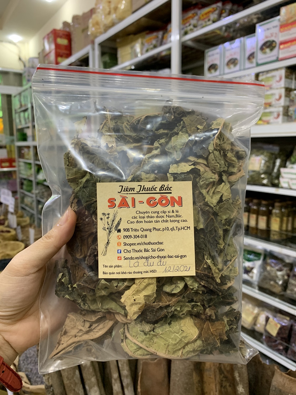 [HCM]LÁ ĐU ĐỦ ĐỰC HỮU CƠ 500Gram