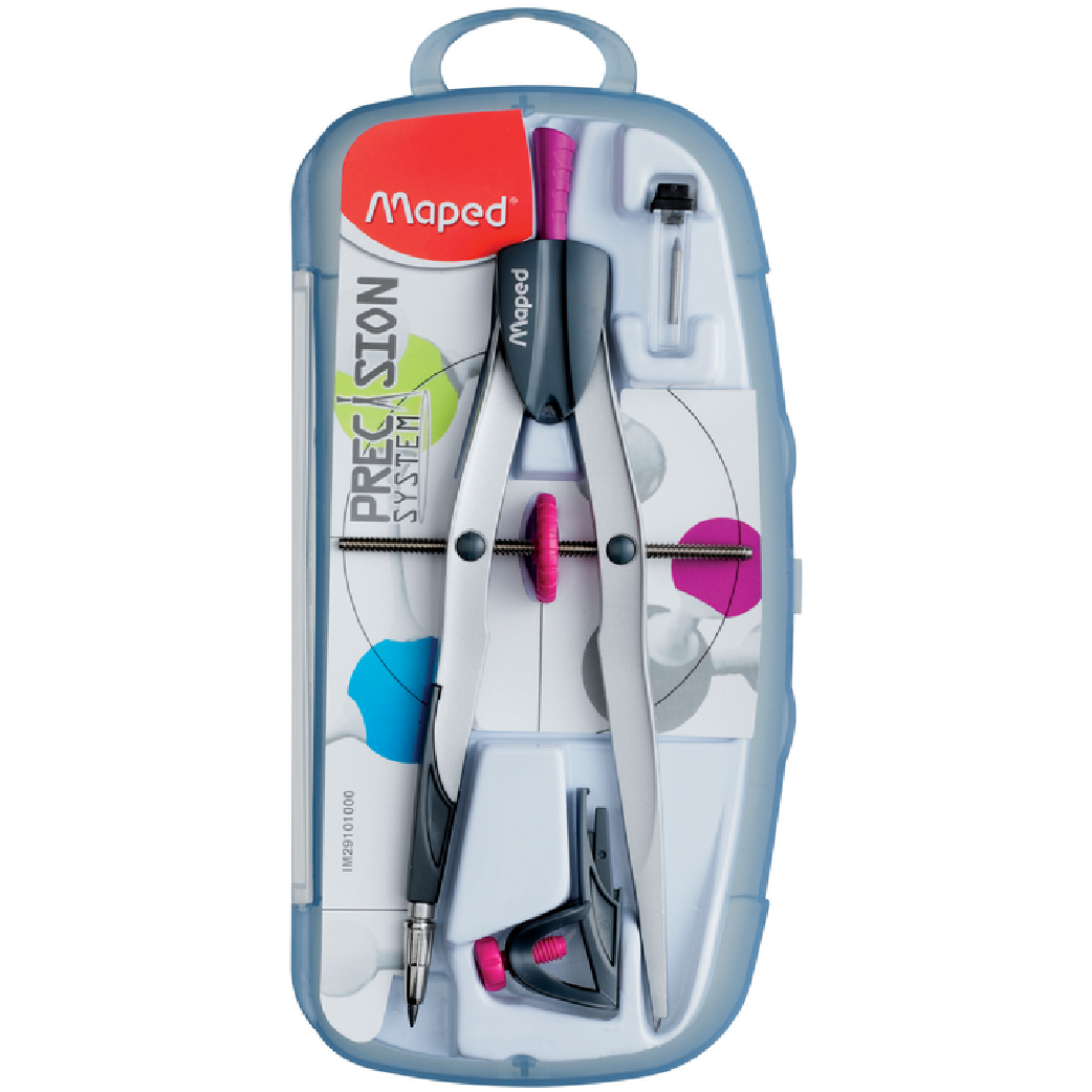 Maped - hộp compa kim loại precision set 3