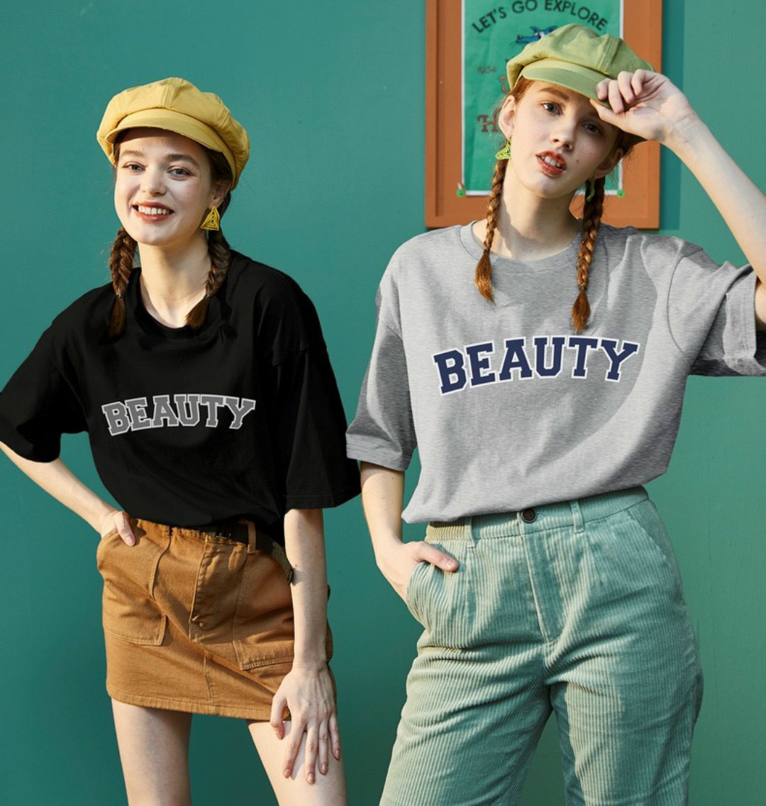 Áo thun form vừa người tay ngắn cao cấp in chữ đơn giản size m, l màu trắng, đỏ, xám, đen áo phông form ôm bán chạy siêu hot quần áo thời trang giá kho sỉ