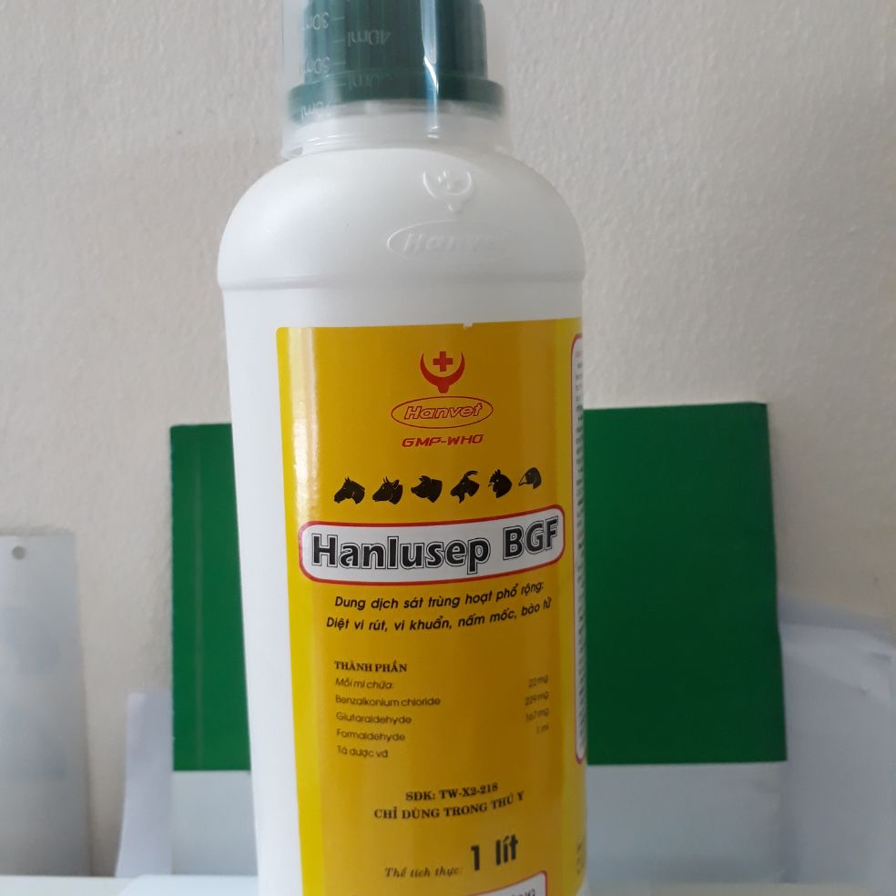 Sát khuẩn, virus mầm bệnh, diệt côn trùng hanlusept 1lit