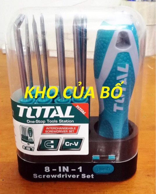 Bộ 9 tua vít đa năng Total THT250906