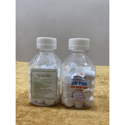 Viên Muối Sinh Lý Nacl 0,9% [Hộp 20-50 Viên]