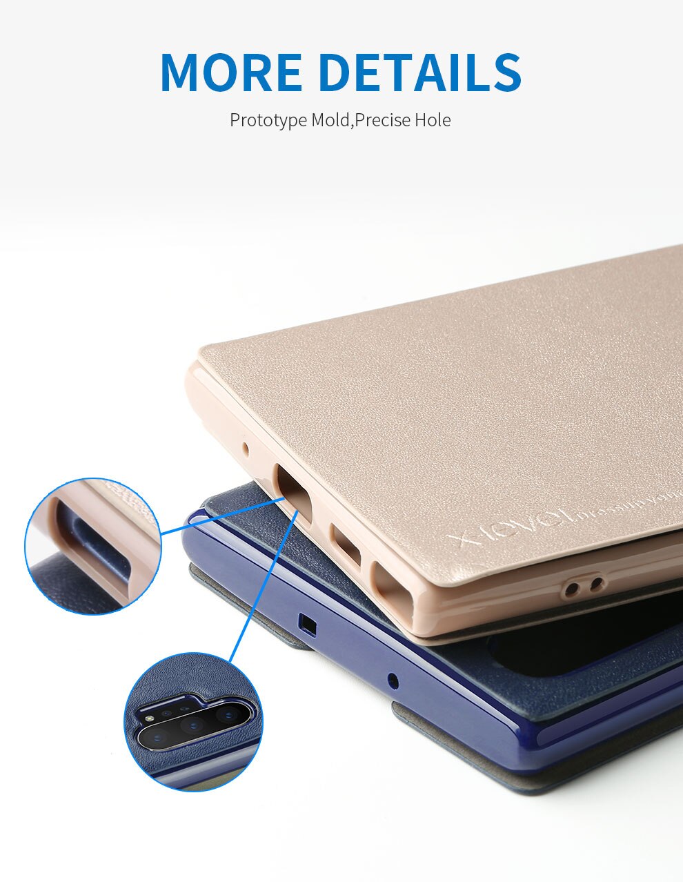 Bao da X-Level cho Samsung Galaxy Note 10 Plus
