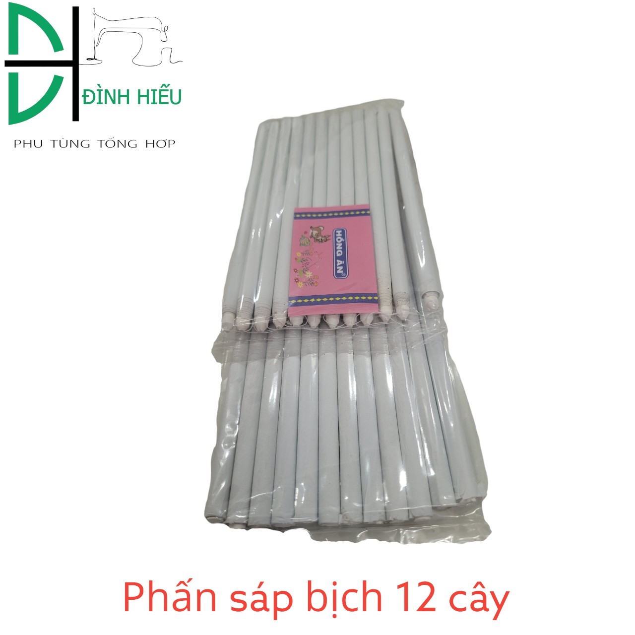 Phấn sáp bịch 12 cây dài 15,5cm hiệu Hồng Ân