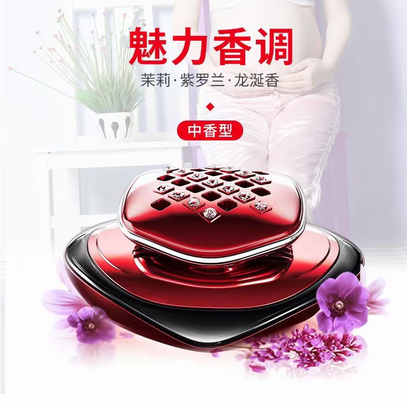 Nước Hoa Ô Tô Giảm Stress Cao Cấp Đính Đá Kim Cương Mùi Thơm Nhẹ Nhàng - Nước Hoa Trang Trí Xe Hơi