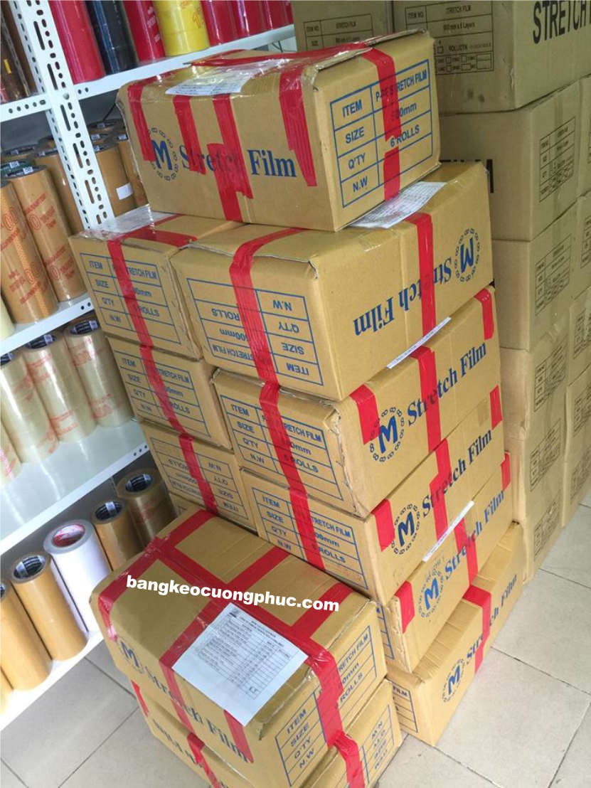 BĂNG KEO MÀU ĐỎ - ĐỎ MAY MẮN - 1 CÂY 6 CUỘN