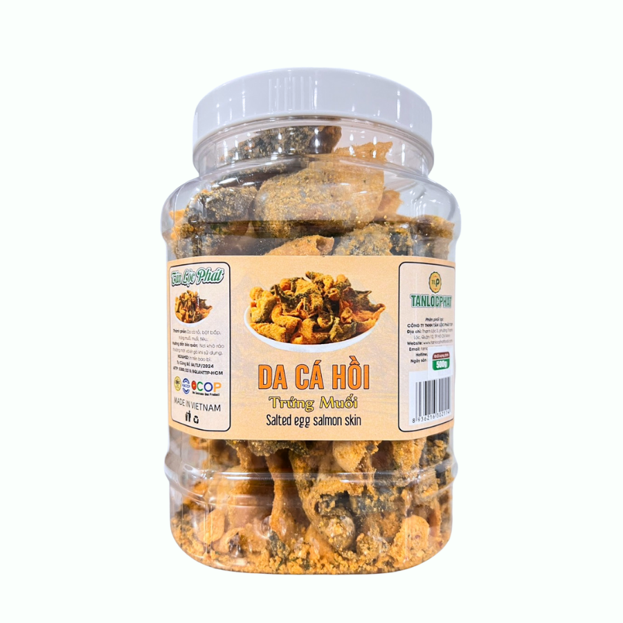 DA CÁ HỒI TRỨNG MUỐI TÂN LỘC PHÁT - HŨ 400G