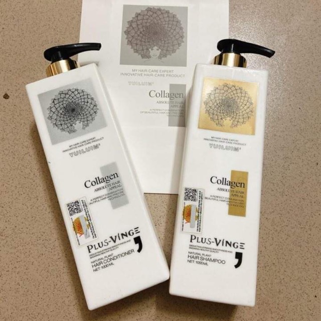 [ XẢ KHO ] Combo Dầu Gội Xả COLLAGEN VINGE