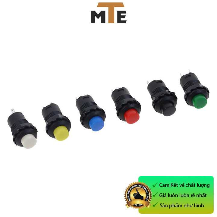 Nút nhấn giữ - nút nguồn 12mm 1.5A 250VAC