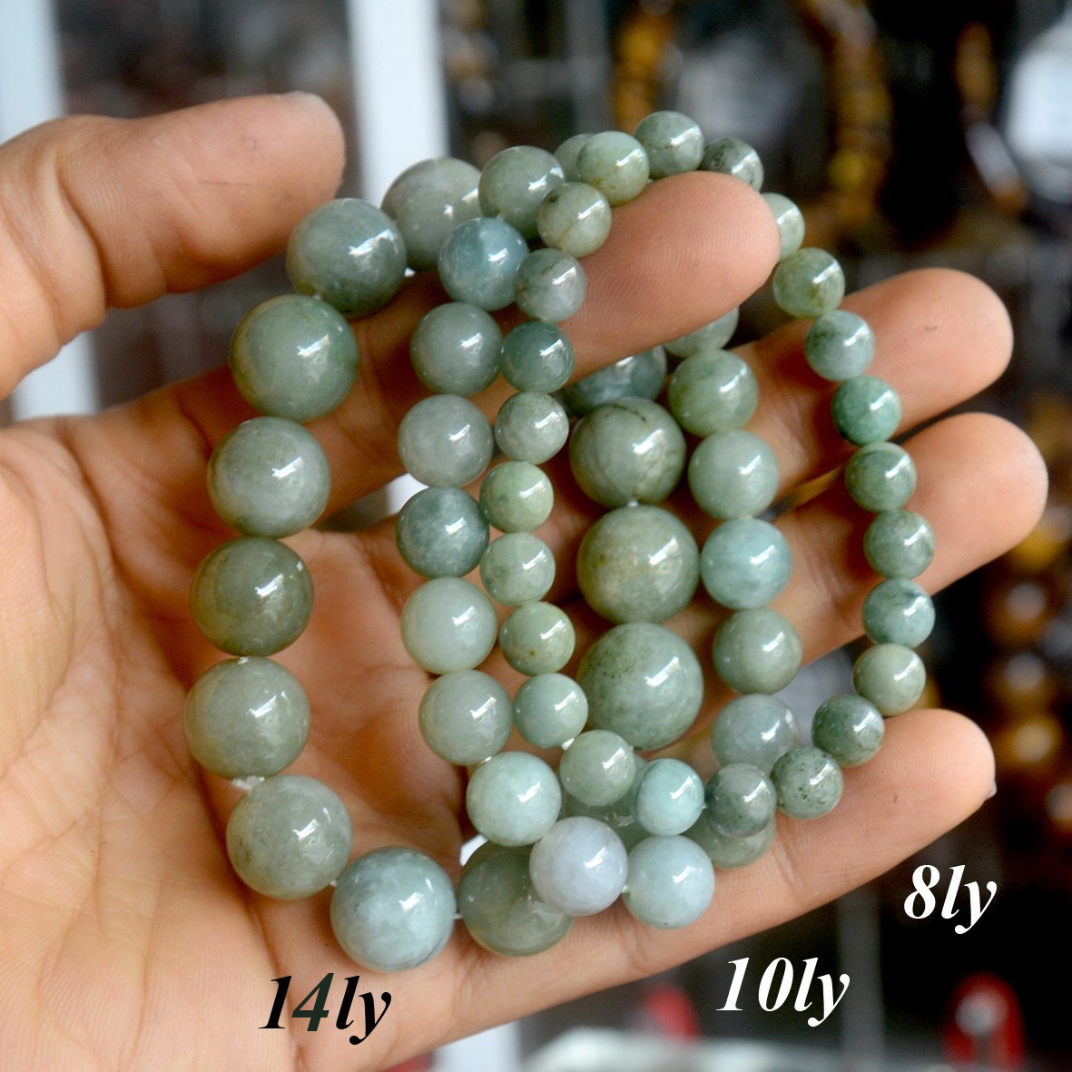 Vòng tay chuỗi đá cẩm thạch dầu