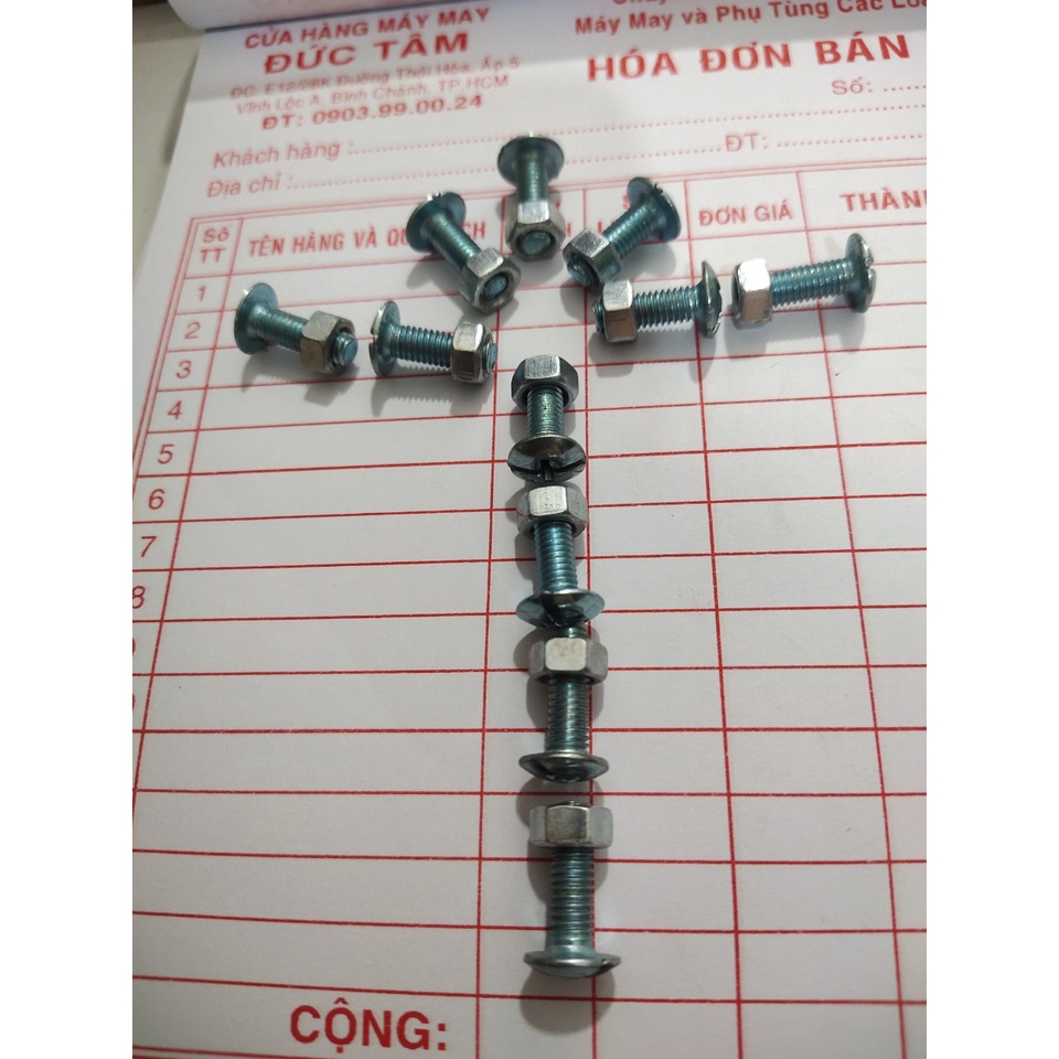 Ốc bắt cữ máy kansai chần đè