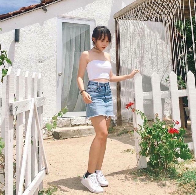 Áo ống trơn