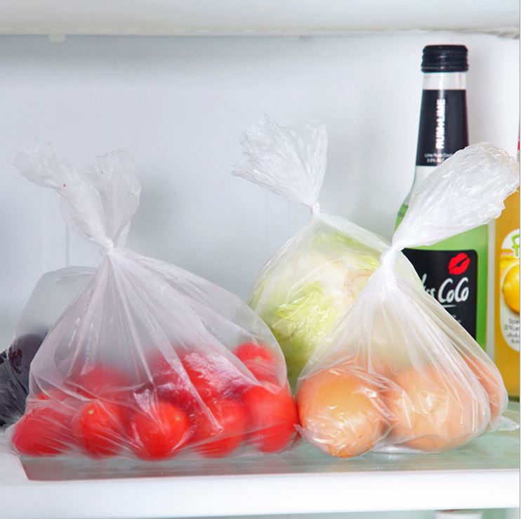Cuộn 50 túi nilon đựng thực phẩm tự phân hủy