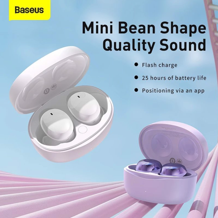 [BH 12 Tháng] Tai nghe không dây Baseus Bowie E2 True Wireless Earphones (Bluetooth 5.2 , 5~24h using, Anti-Los, APP control, TWS)