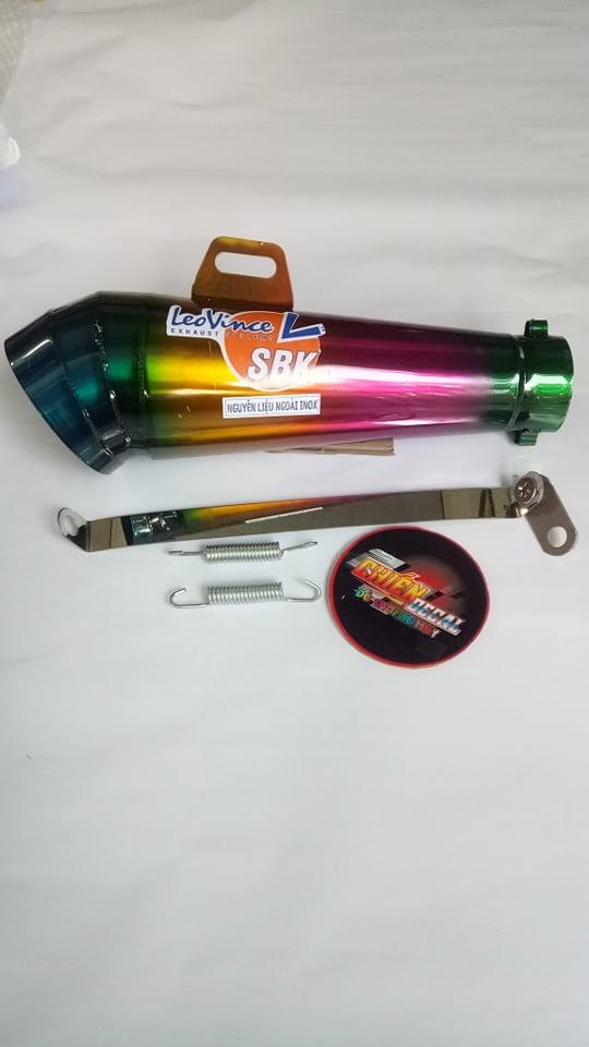 Pô leovince full cổ lắp sirius.