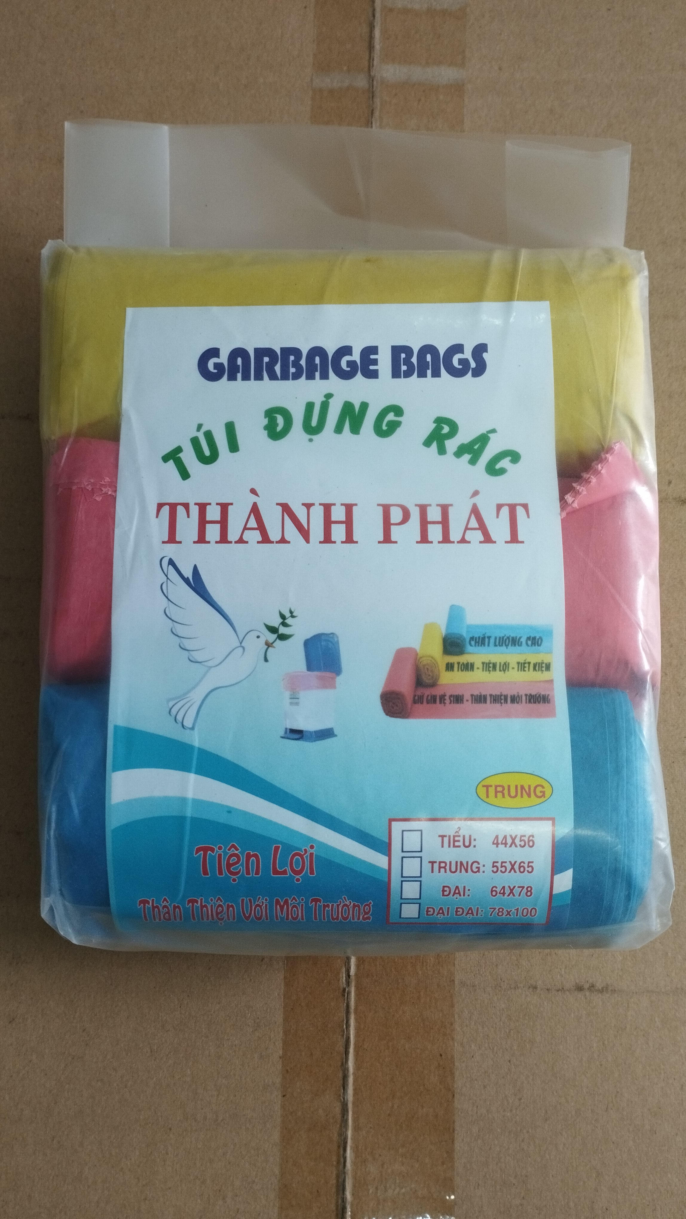3 cuộn (1kg) túi đựng rác
